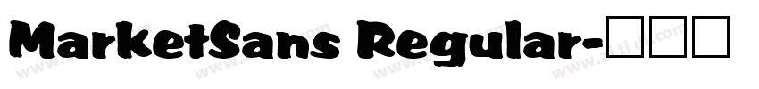 MarketSans Regular字体转换